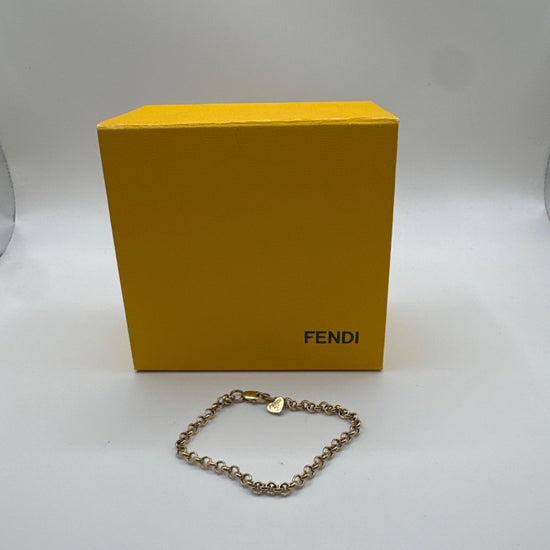 Fendi Chain Bracelet Silver