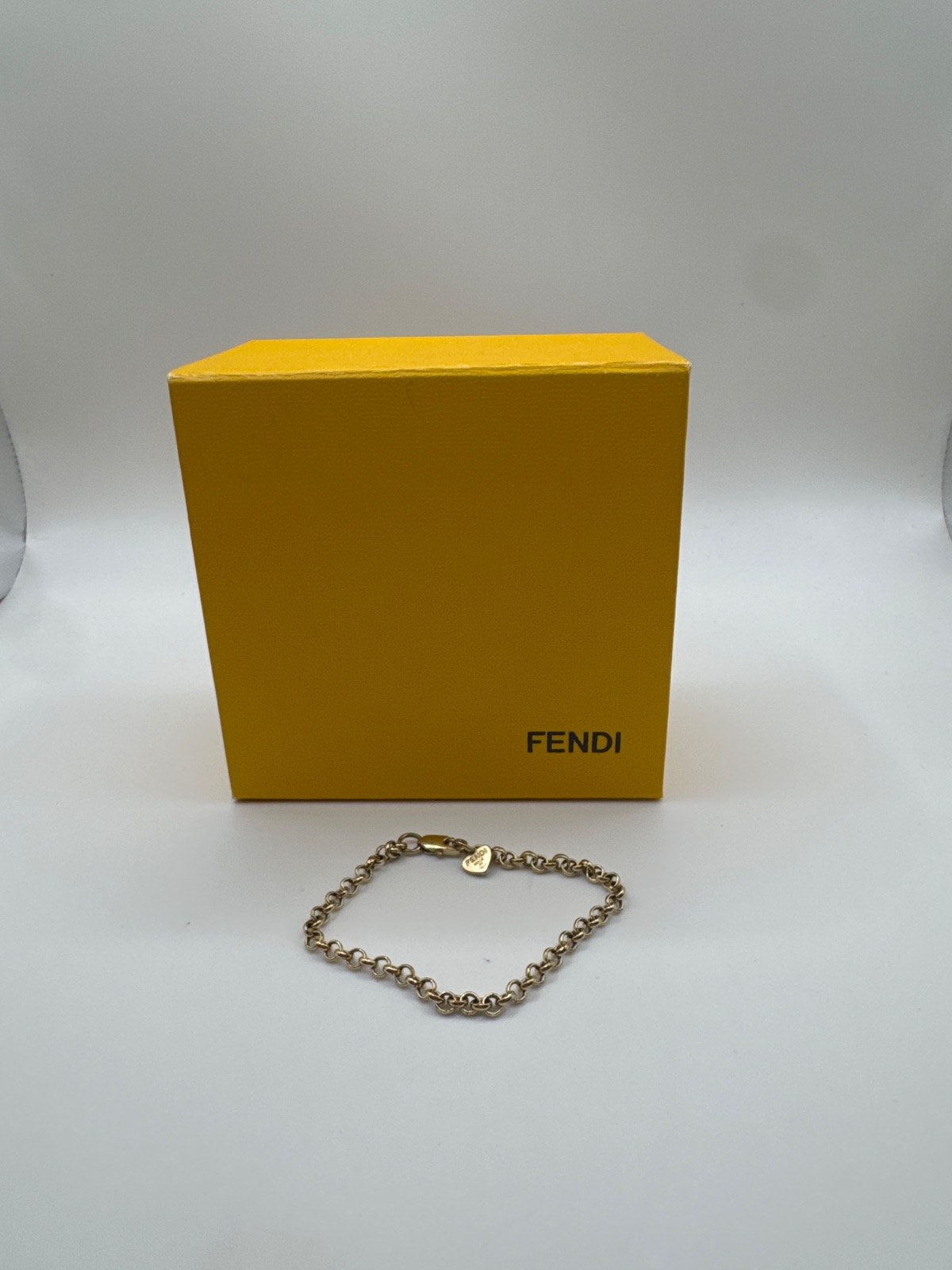 Fendi Chain Bracelet Silver