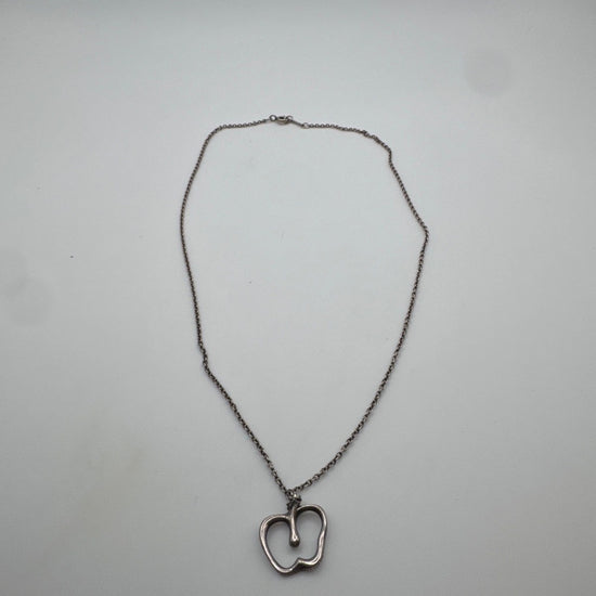 Tiffany & Co. Elsa Peretti Apple Silver Necklace