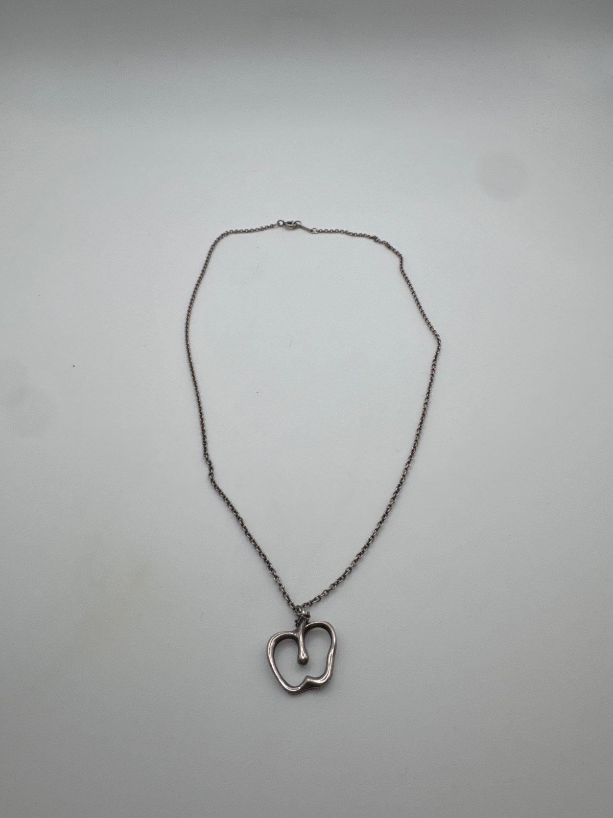 Tiffany & Co. Elsa Peretti Apple Silver Necklace