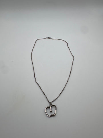 Tiffany & Co. Elsa Peretti Apple Silver Necklace