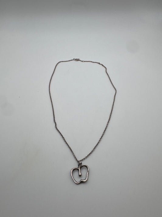 Tiffany & Co. Elsa Peretti Apple Silver Necklace