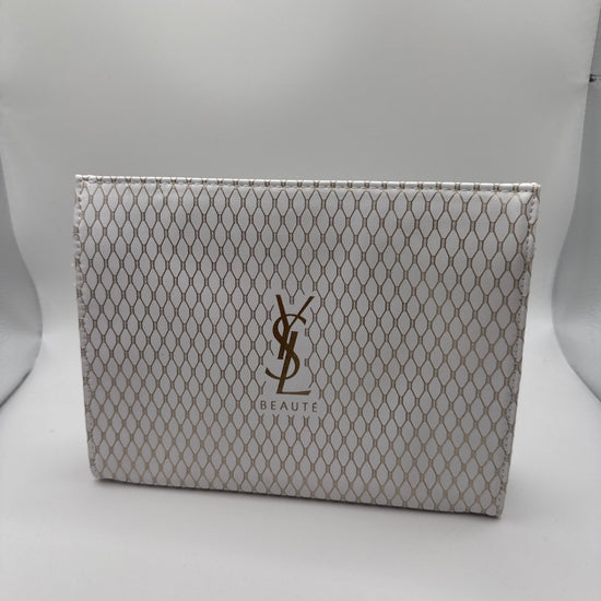 Yves Saint Laurent Beauté Pouch White Gold