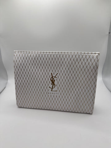 Yves Saint Laurent Beauté Pouch White Gold