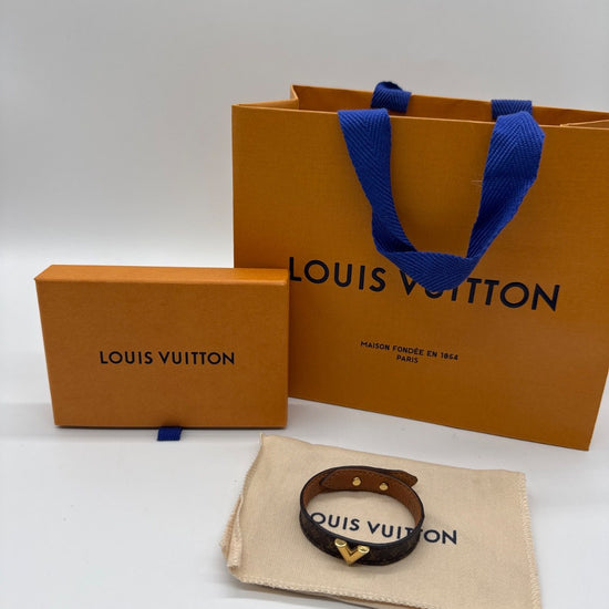 Louis Vuitton Essential V Bracelet Monogram Canvas Brown