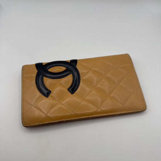 Chanel Longwallet  Yellow Black