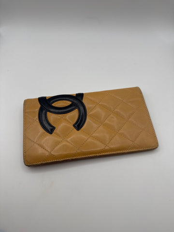 Chanel Longwallet  Yellow Black