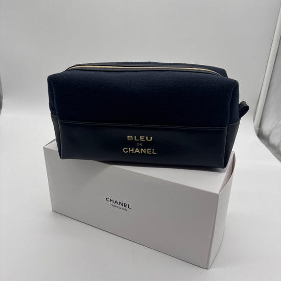 Chanel Bleu de Chanel Parfums Pouch Black