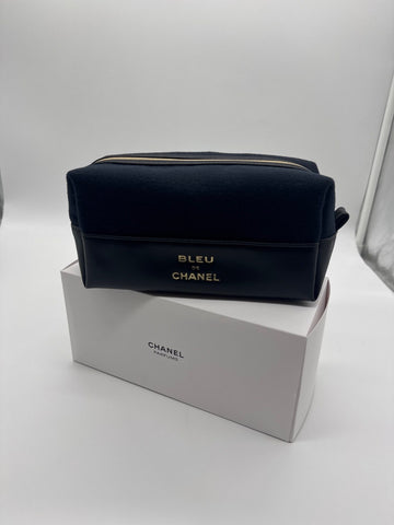 Chanel Bleu de Chanel Parfums Pouch Black