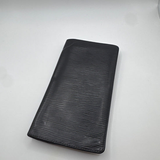 Louis Vuitton Brazza Wallet Epi Black SP4097