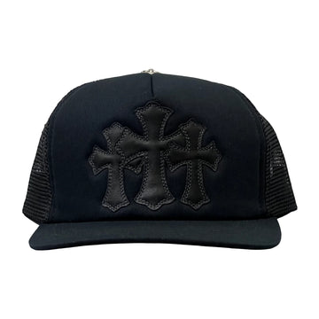 Chrome Hearts Cemetery Trucker Hat Black