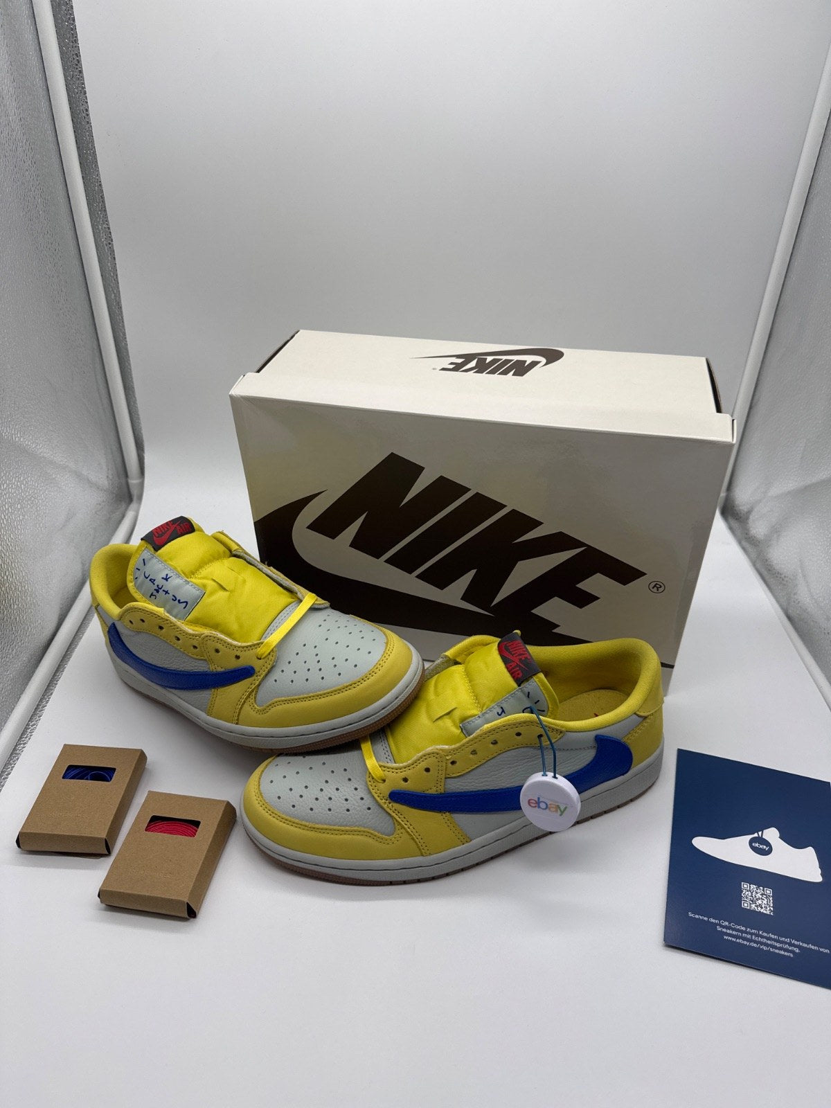 Jordan 1 low Travis Scott Canary OG All - 42.5