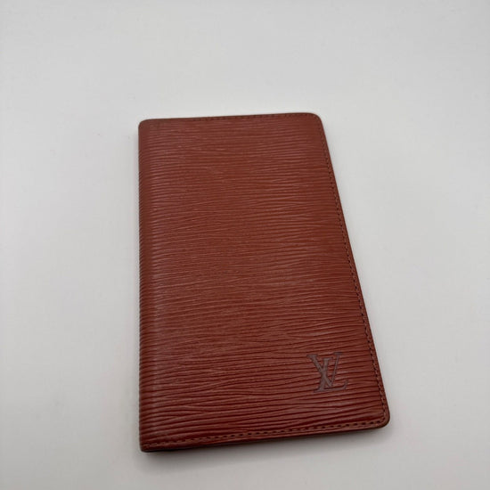 Louis Vuitton Pocket Agenda Epi Light Brown CA1916