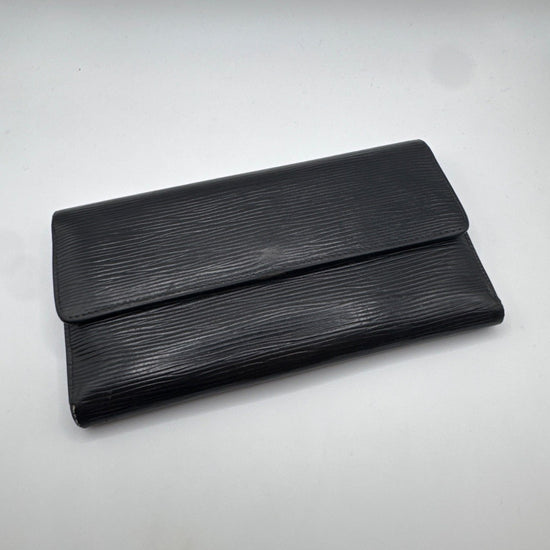 Louis Vuitton Porte-Trésor International Wallet Epi Black TH1028