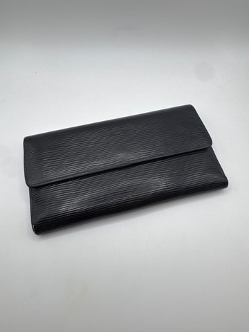 Louis Vuitton Porte-Trésor International Wallet Epi Black TH1028
