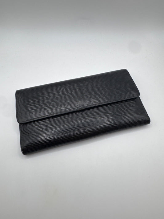 Louis Vuitton Porte-Trésor International Wallet Epi Black TH1028