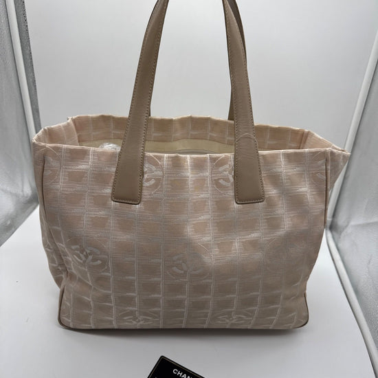 Chanel Travel Line Tote Bag Beige