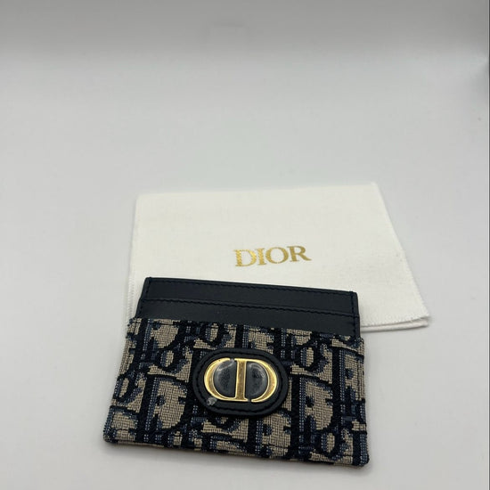 Dior 30 Montaigne Kartenhalter Oblique Jacquard