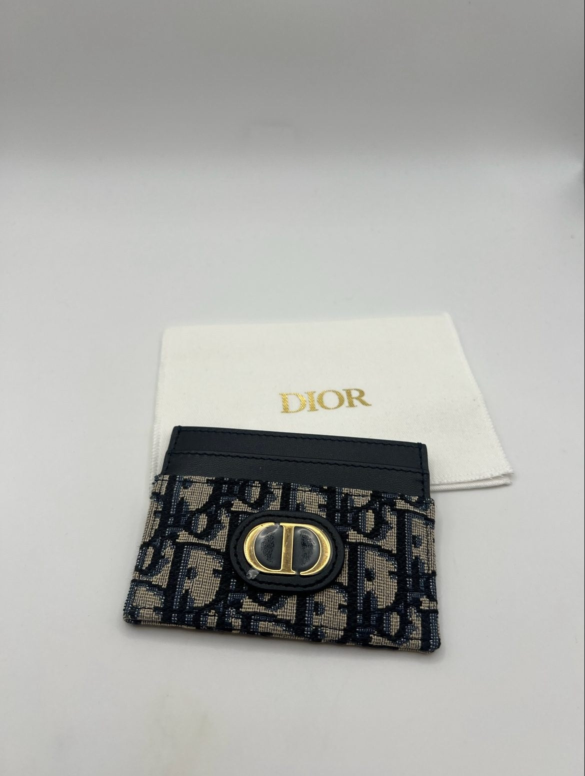 Dior 30 Montaigne Kartenhalter Oblique Jacquard