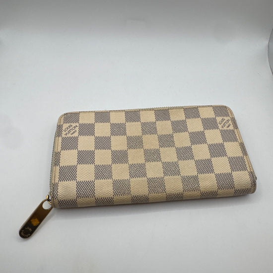 Louis Vuitton Zip-Around Wallet Damier Azur CA2153