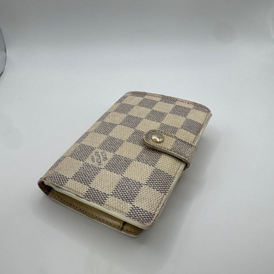 Louis Vuitton Kisslock Wallet Damier Azure MI2067