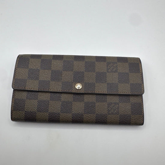 Louis Vuitton Sarah Wallet Damier Ebene CA1019