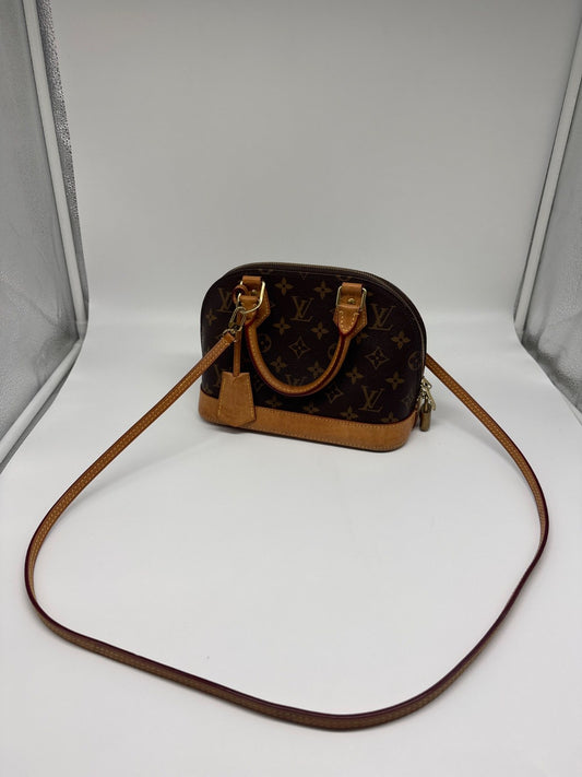 Louis Vuitton Alma BB Monogram Canvas Brown