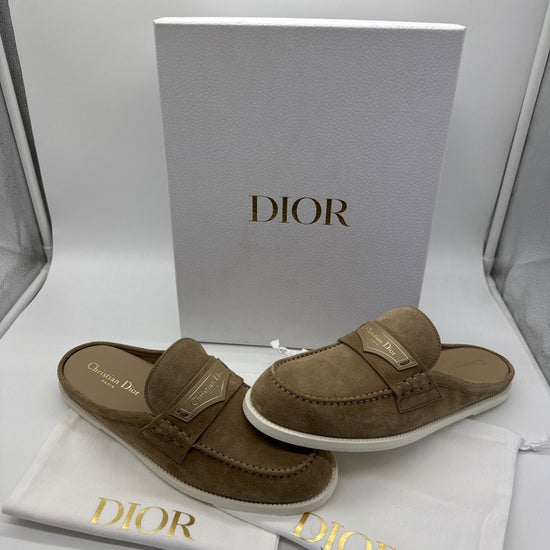 Dior Boy Mule Cord Beige Suede / EU 40