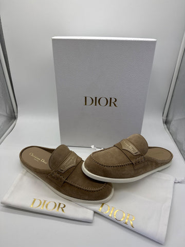 Dior Boy Mule Cord Beige Suede / EU 40