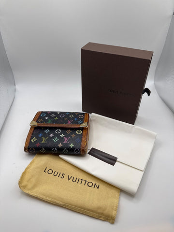 Louis Vuitton Porte-Trésor International Shortwallet Black Multicolor TH0035