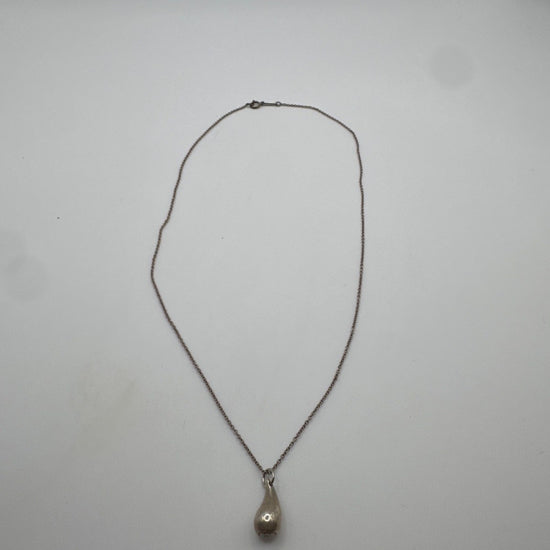 Tiffany & Co. Elsa Peretti Teardrop Silver Necklace