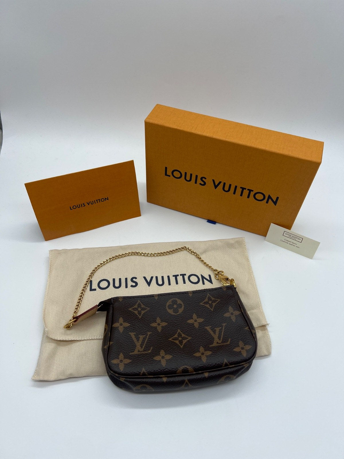 Louis Vuitton Pochette Accessoires Monogram Canvas Brown SF4186