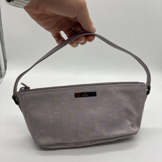 Gucci Boat Bag GG Canvas Flieder