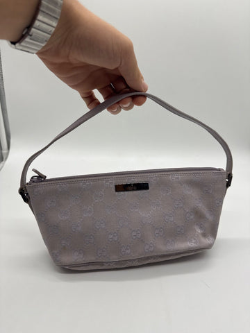 Gucci Boat Bag GG Canvas Flieder