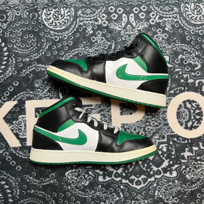 Jordan 1 Mid Green Toe - EU 39