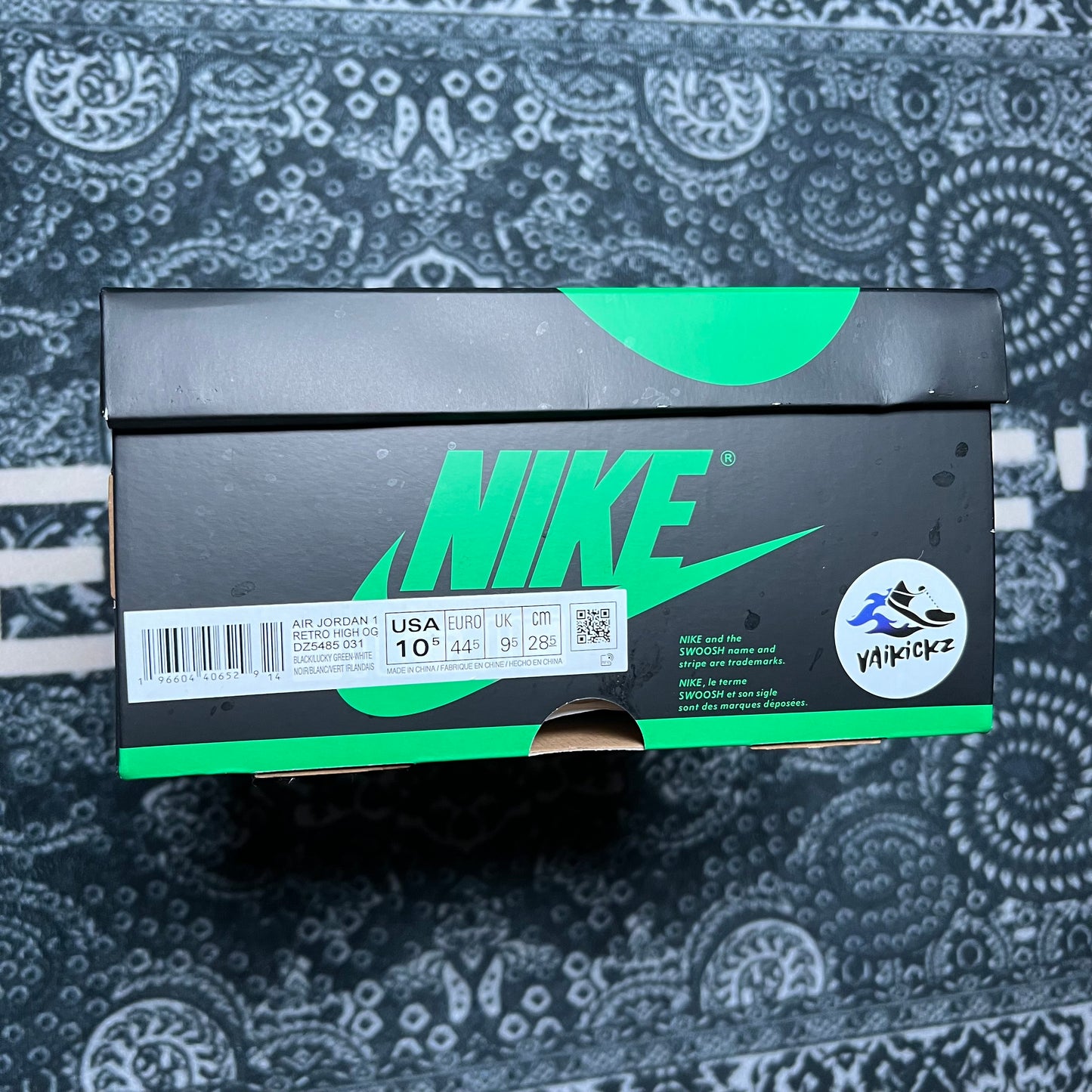 Jordan 1 High Lucky Green - EU 44.5