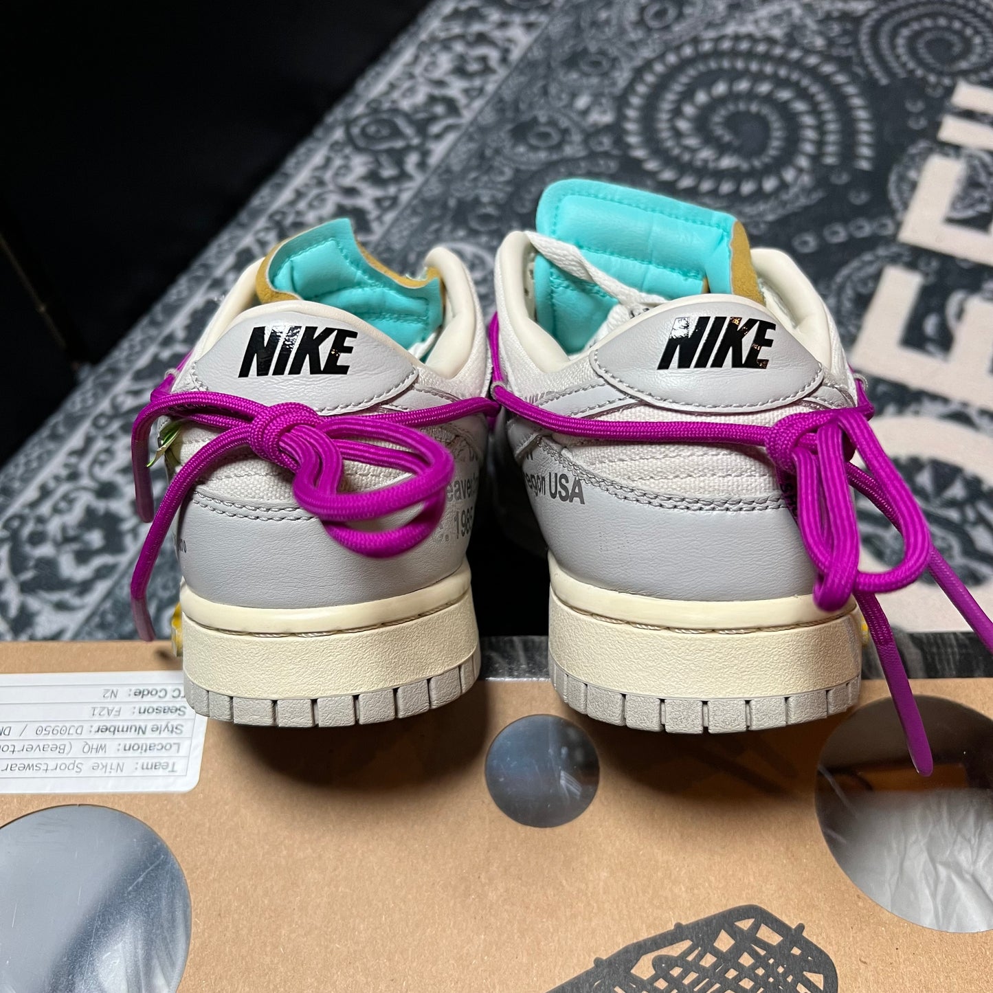 Nike Dunk low Offwhite Lot 21 - EU 39