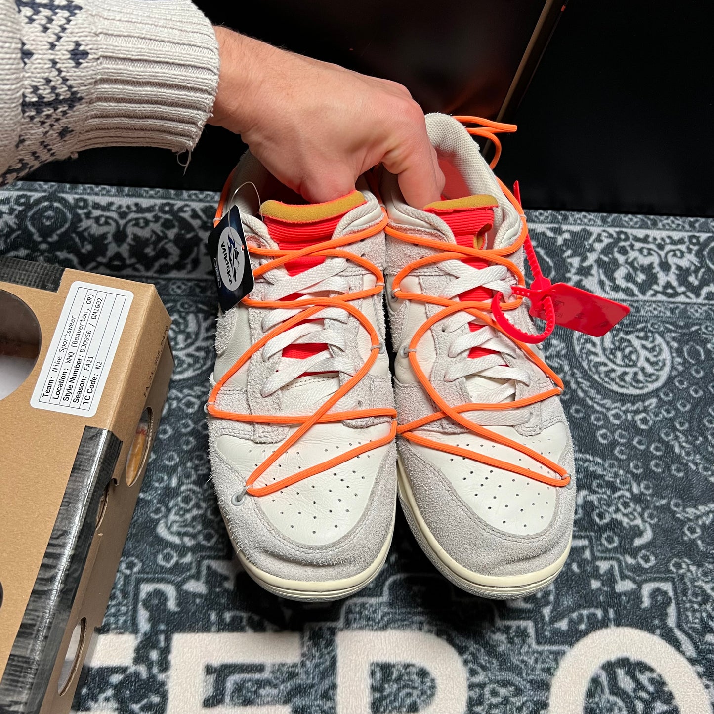 Nike Dunk low Offwhite Lot 31 - EU 45