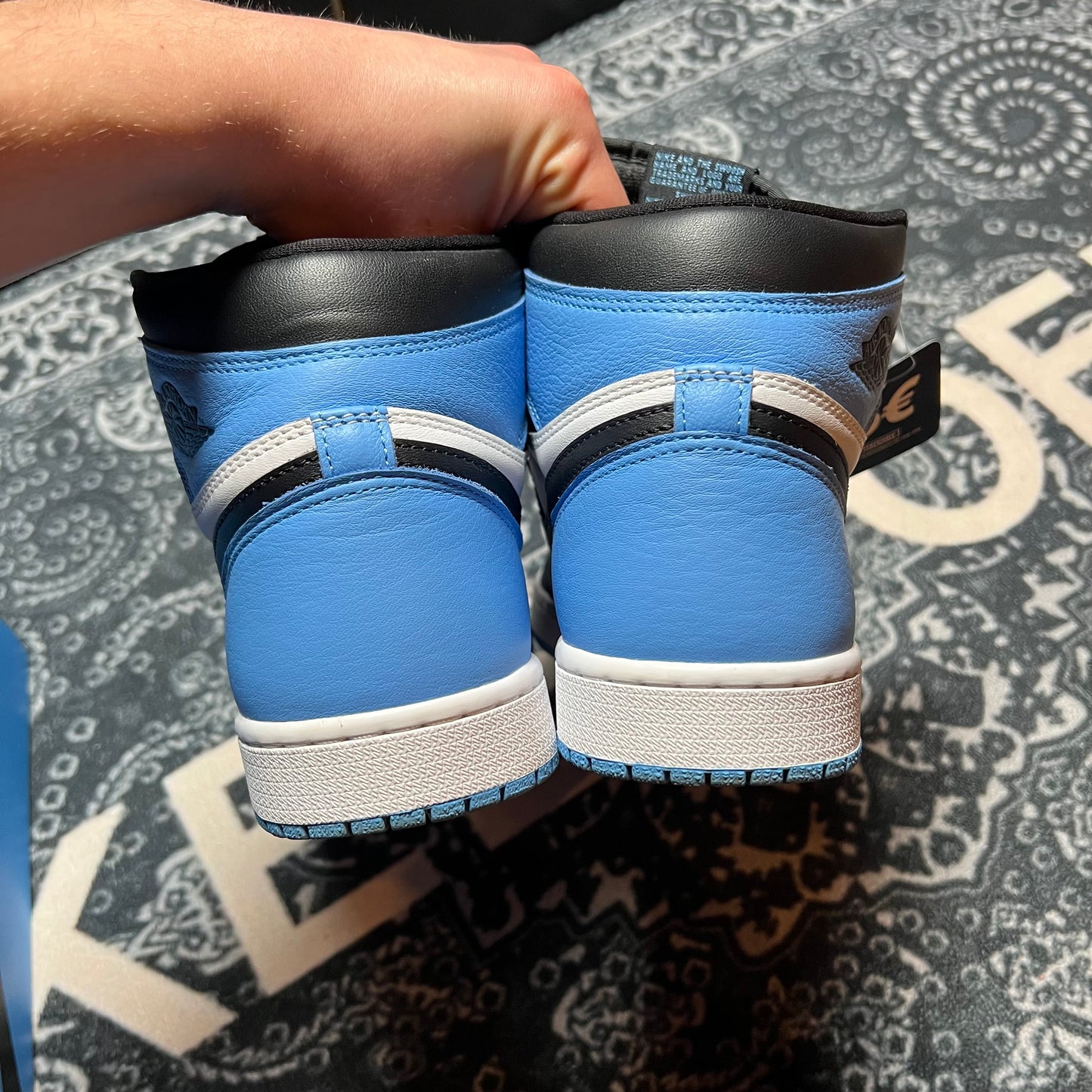 Jordan 1 High UNC Toe - EU 42