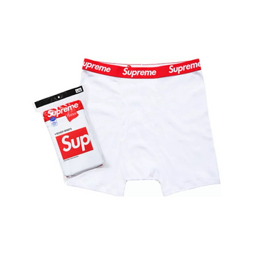Supreme Hanes Boxershorts (4 Pack) White