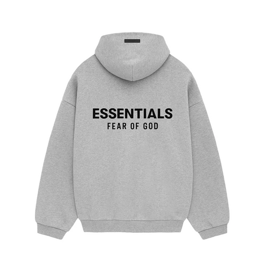 Fear Of God Essentials Hoodie (FW24) Light Heather Grey