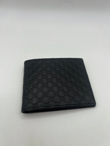 Gucci GG Microguccissima Bifold Wallet Black