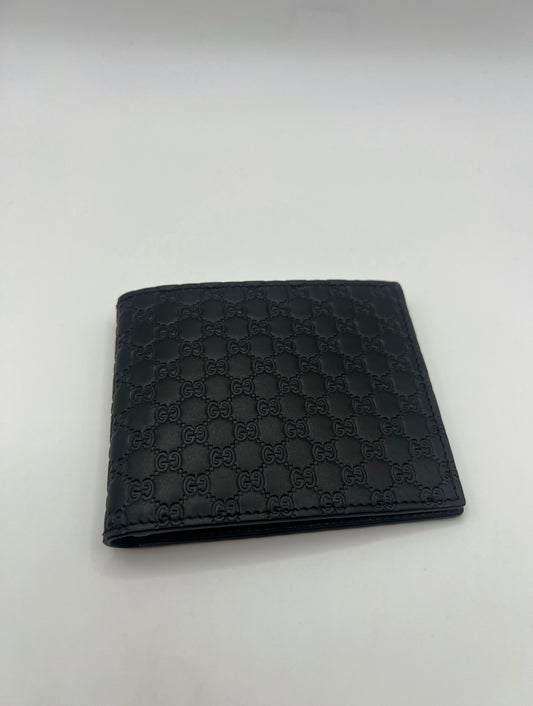 Gucci GG Microguccissima Bifold Wallet Black