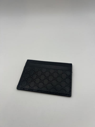 Gucci GG Cardholder Microguccissima Black