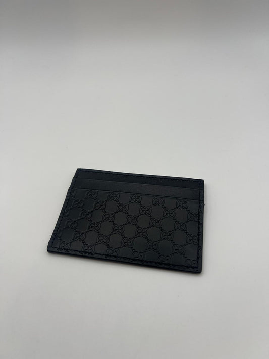 Gucci GG Cardholder Microguccissima Black