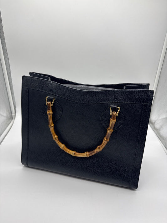 Gucci Bamboo Shopper Leather Black