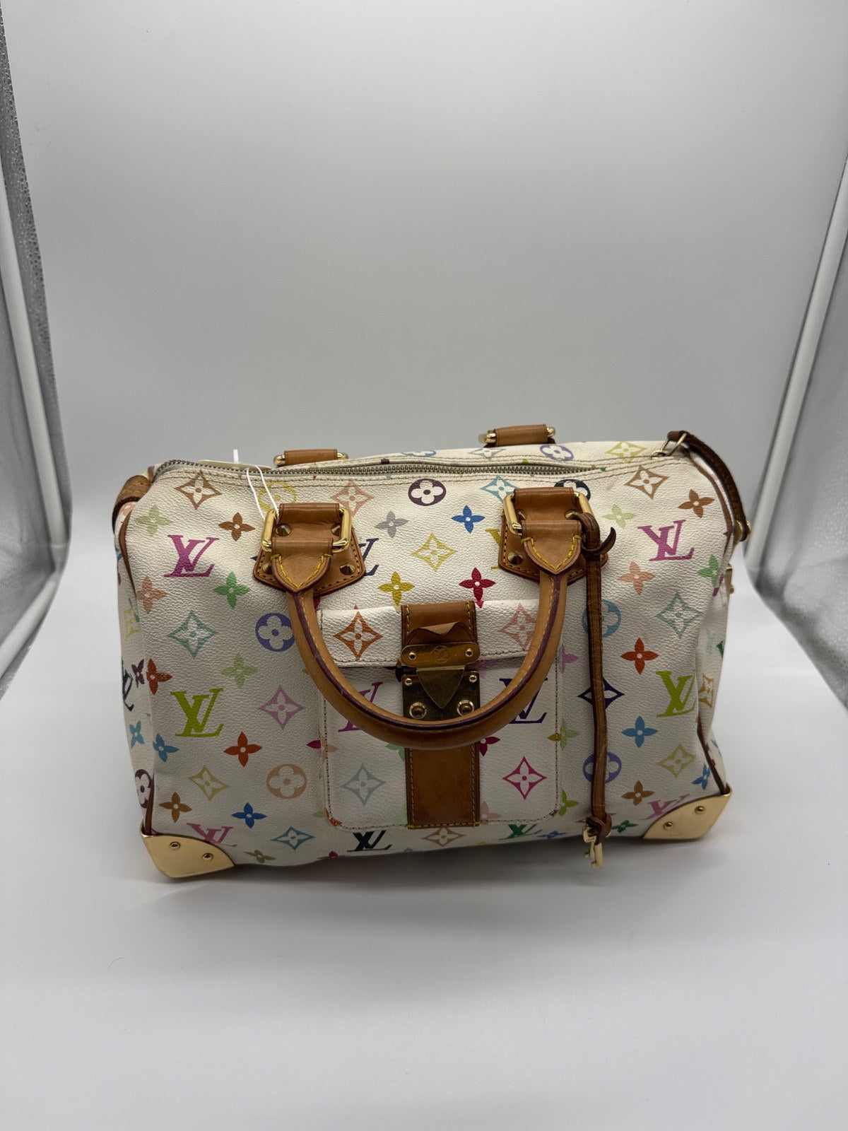 Louis Vuitton Speedy 30 Monogram Multicolore Canvas White SP0076