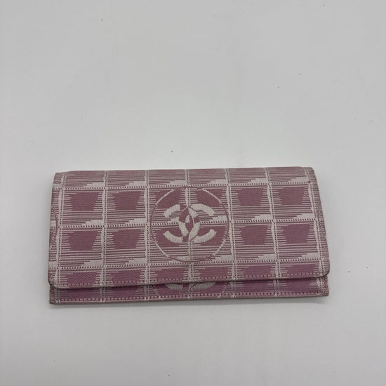 Chanel Travel Line Flap Wallet Rosa