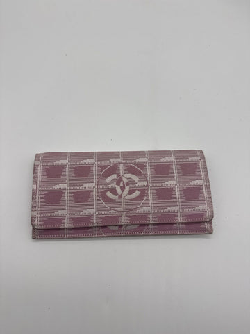 Chanel Travel Line Flap Wallet Rosa