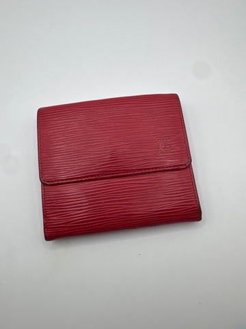 Louis Vuitton Short Wallet Epi Red SP1023